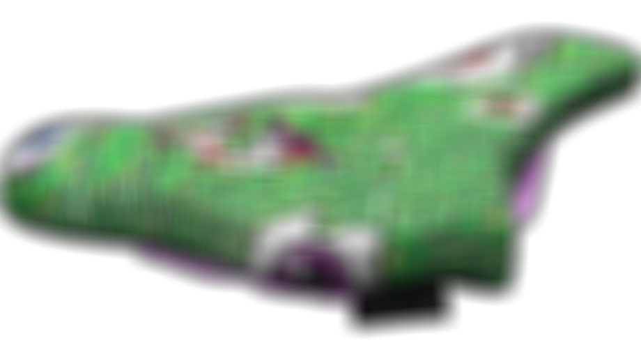 Grüner Mountainbike Fahrrad Griff