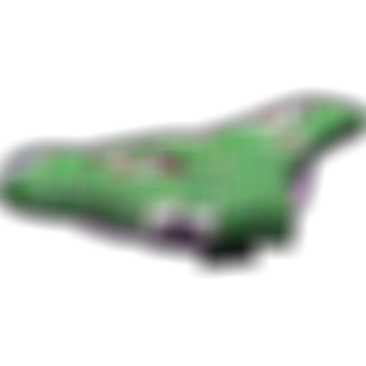 Grüner Mountainbike Fahrrad Griff