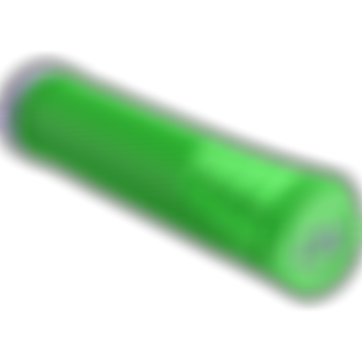 Green grip with purple clamping