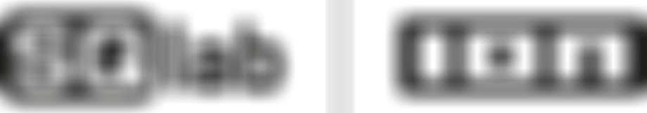 Logos of SQlab and ION in black, placed side by side on a white background.