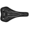 SQlab 611 Ergowave Fabio Wibmer MTB saddle in black with gold accents, top view