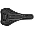 SQlab 611 Ergowave Fabio Wibmer MTB saddle in black with gold accents, top view