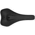 SQlab 612 ERGOWAVE® bike saddle in black, top view