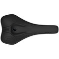 SQlab 612 ERGOWAVE® bike saddle in black, top view