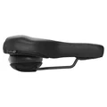 SQlab 621 ERGOLUX active 2.0 Fahrradsattel in schwarz, Seitenansicht mit Active-Dämpfer-System