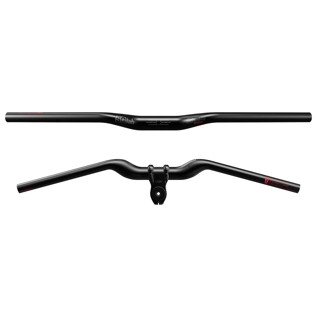 SQlab 302 Sport 2.0 handlebar 31.8mm in matte black with 16° backsweep