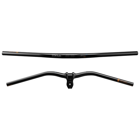 SQlab 311 Alu mountain bike handlebar 27.0mm clamp in matte black, low rise