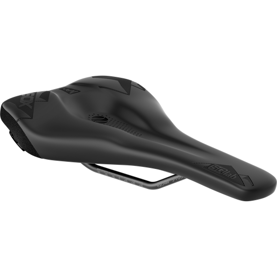 SQlab 6OX ERGOWAVE active 2.1 MTB enduro saddle in black with active movement system