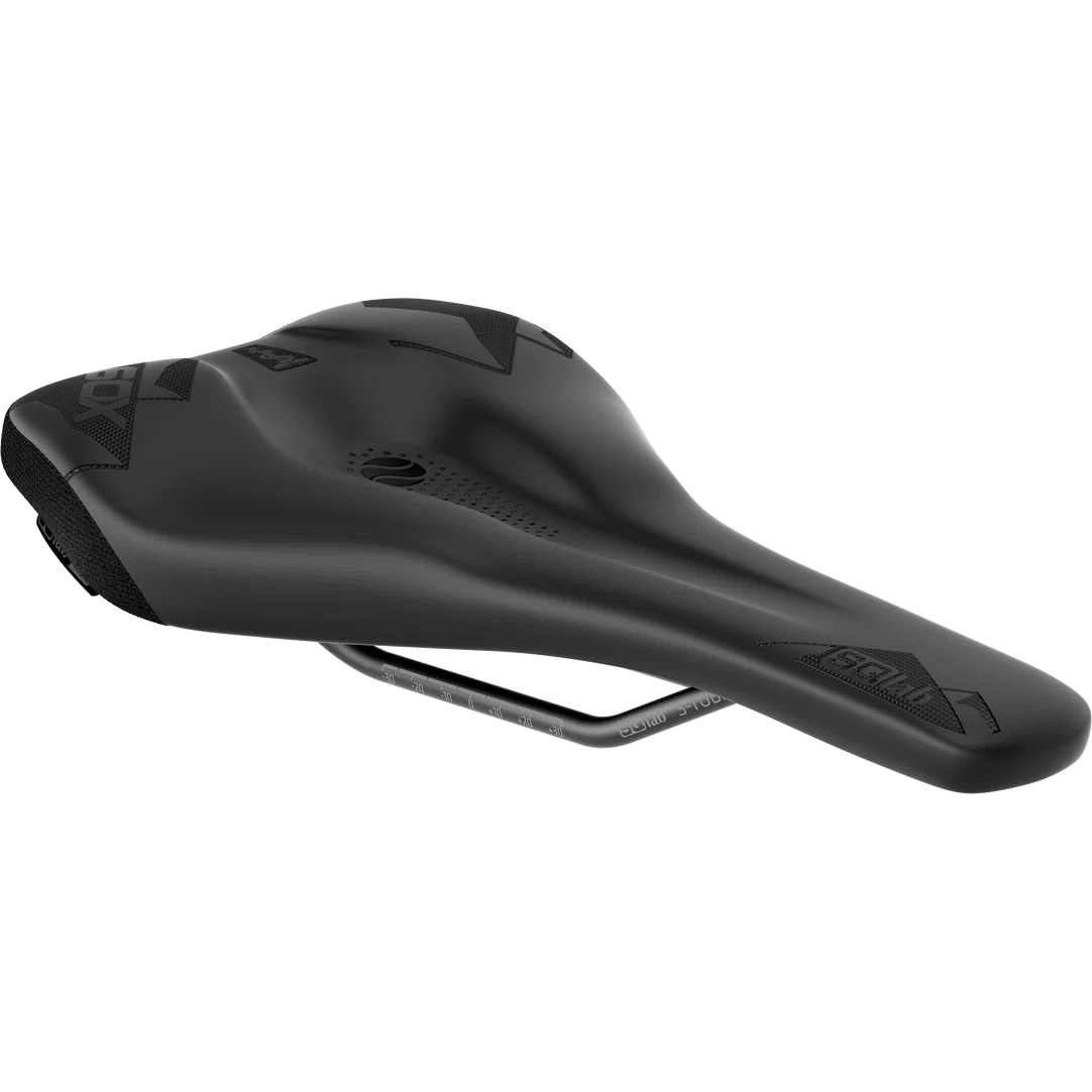 SQlab 6OX ERGOWAVE active 2.1 MTB enduro saddle in black with active movement system