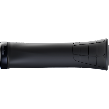SQlab 711 Tech & Trail 2.0 MTB grip in black side view showing traction grid pattern