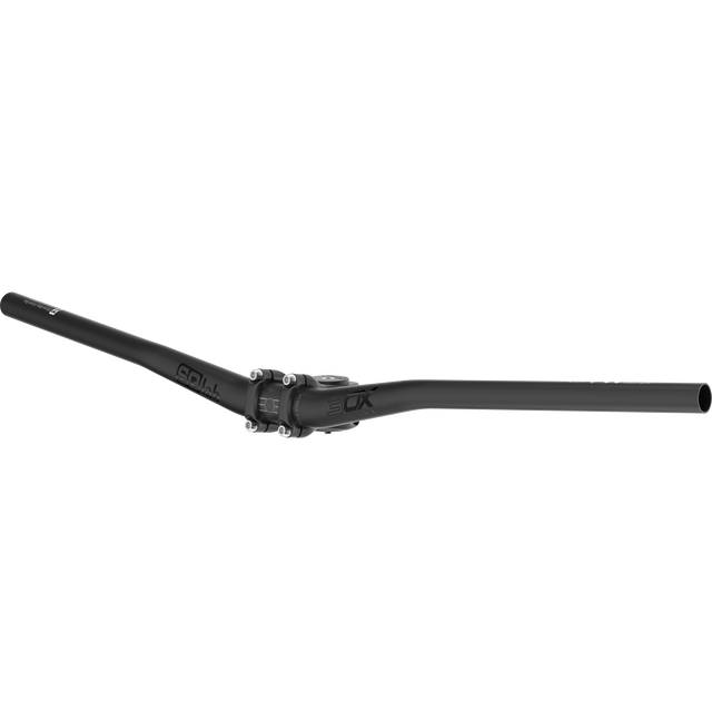 SQlab 3OX Carbon MTB handlebar 12° backsweep in matte black with 31.8mm clamp diameter