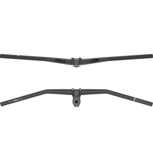 SQlab 3OX Carbon MTB riser handlebar 16° in matte black, 31.8mm clamp diameter