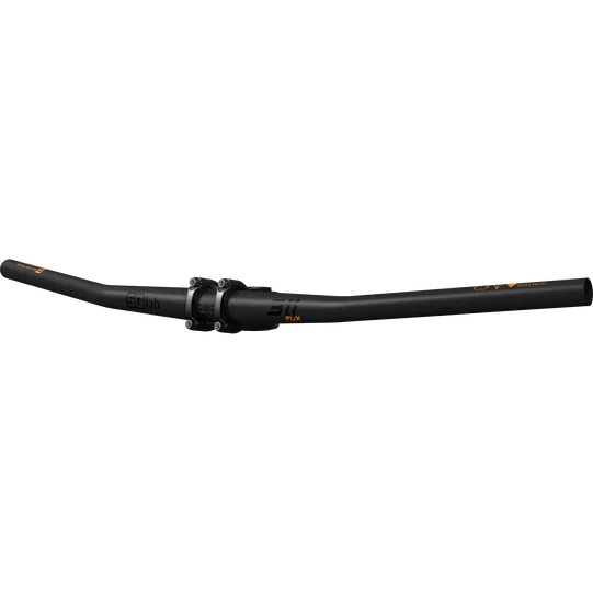 SQlab 311 FL-X carbon MTB handlebar 12° in matte black with orange accents