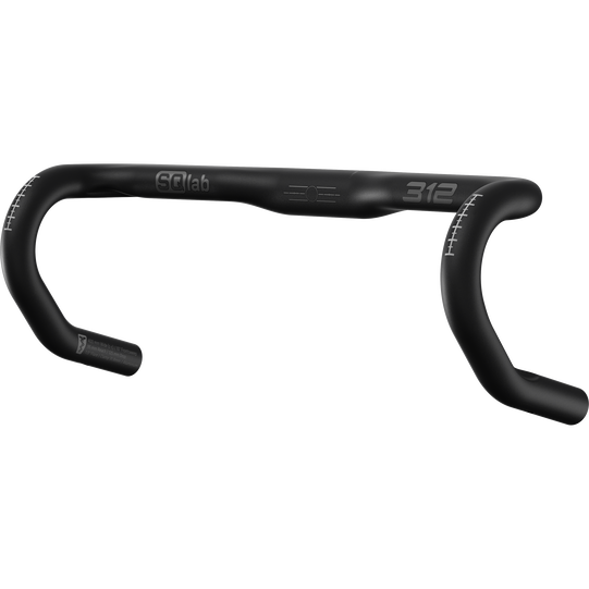 Cintre route ergonomique SQlab 312 drop bar en noir mat