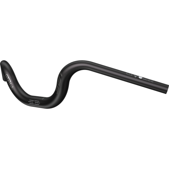 SQlab 321 city bike handlebar 31.8mm in matte black with ergonomic swept-back profile