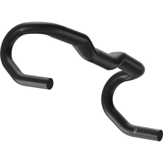 SQlab 314 ergonomic gravel handlebar in matte black with Ergobar and 14° flare