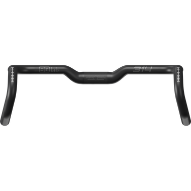 SQlab 314 ergonomic gravel handlebar in matte black with 25mm rise and 14° flare