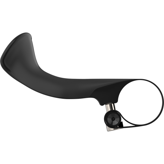 SQlab 411 R Carbon innerbarend 22.2mm in black with screw clamp