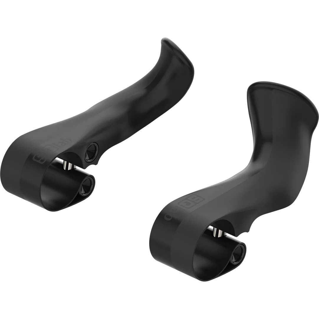 SQlab 411 R Carbon inner bar ends 22.2mm in black, pair