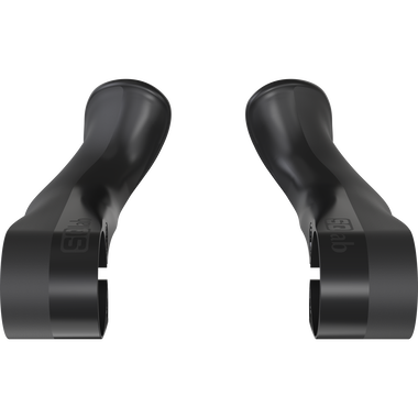 SQlab 411 R Carbon innerbarends 22.2mm in matte black, pair
