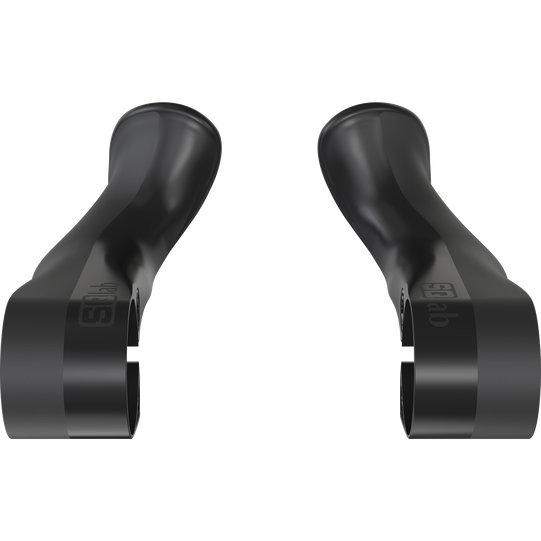 SQlab 411 R Carbon innerbarends 22.2mm in matte black, pair