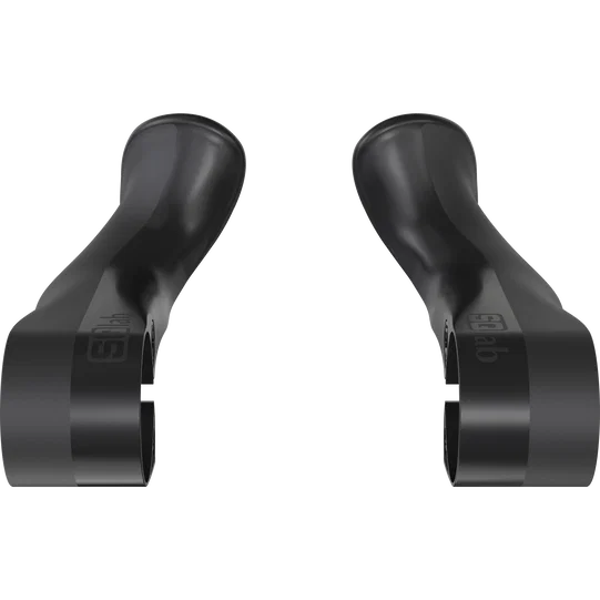 SQlab 411 R Carbon innerbarends 22.2mm in matte black, pair