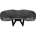 SQlab 601 ERGOLUX Fahrradsattel 14 cm in schwarz, Vorderansicht