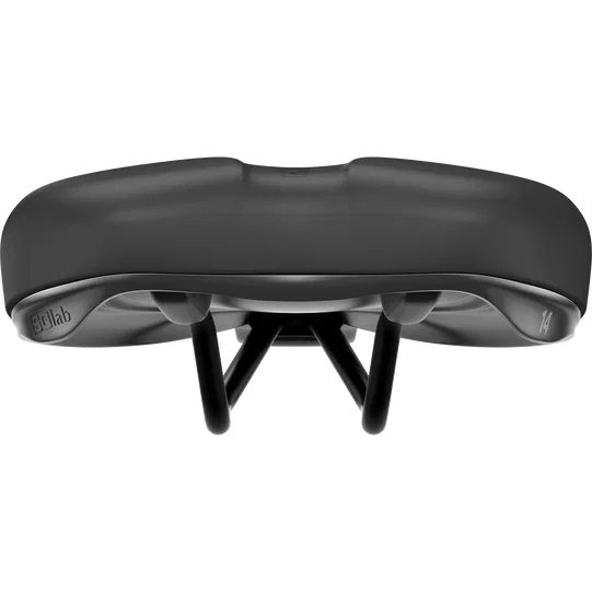 SQlab 601 ERGOLUX Fahrradsattel 14 cm in schwarz, Vorderansicht