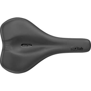 SQlab 601 Ergolux city and trekking bike saddle in dark grey