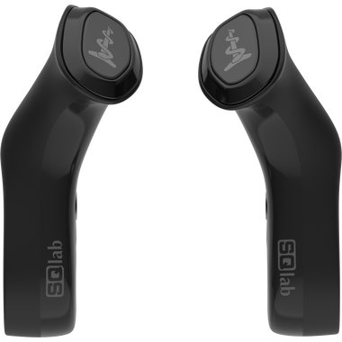 SQlab 410/402 Innerbarends 22,2 mm in schwarz – ergonomische Lenkerhörner, Paar