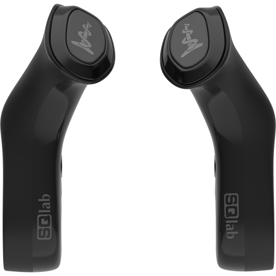 SQlab 410/402 Innerbarends 22,2 mm in schwarz – ergonomische Lenkerhörner, Paar