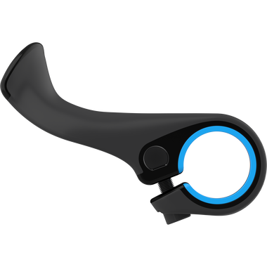 SQlab 411 2.0 Innerbarends handlebar extension 22.2mm in black and blue