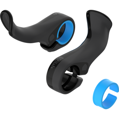 SQlab 411 2.0 inner bar ends 22.2mm in black and blue