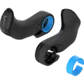 SQlab 410 2.0 Innerbarends handlebar extensions 22.2mm in black and blue