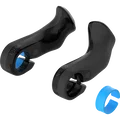 SQlab 410 2.0 Innerbarends 22.2mm in black and blue, pair with shim ring