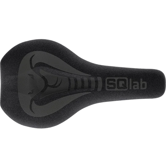 SQlab 6OX Dirt ltd. Stevie Schneider mountain bike saddle in black, top view