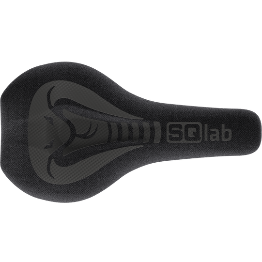 SQlab 6OX Dirt ltd. Stevie Schneider mountain bike saddle in black, top view