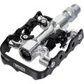 SQlab 502 Hybrid one-sided clipless pedal SPD compatible in black and silver