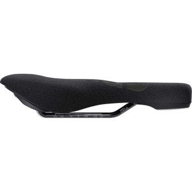 SQlab 6OX ltd. Team downhill dirtbike saddle in black, side profile