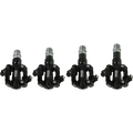 SQlab 511 MTB clipless pedals in black – size comparison S, M, L and XL