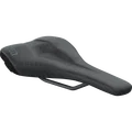 SQlab 6OX ERGOWAVE active MTB saddle ION ltd. edition in charcoal black, three-quarter view