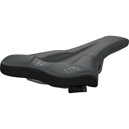SQlab 6OX ERGOWAVE active MTB saddle ION ltd. Edition in black and dark grey