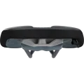 SQlab 6OX ERGOWAVE® active bike saddle in black rear view with active pivot technology