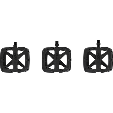 SQlab 5OX MTB platform pedals sizes S M L in black