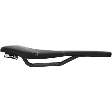 SQlab 612 ERGOWAVE® Carbon saddle 13cm in matte black, side profile view