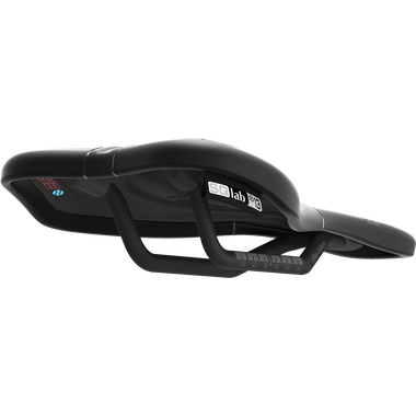 SQlab 612 ERGOWAVE Carbon bike saddle in black, side view