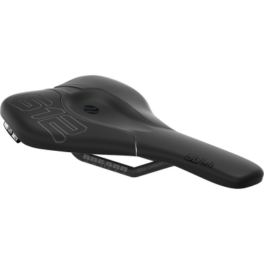 SQlab 612 ERGOWAVE Carbon bicycle saddle in black with carbon rails