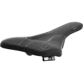 SQlab 612 ERGOWAVE® Carbon Sattel in schwarz mit Carbon-Schienen, Wellenform und Druckentlastungskerbe