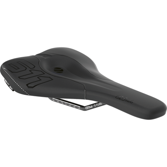SQlab 611 ERGOWAVE® MTB saddle in black with S-TUBE rails for All Mountain and Enduro