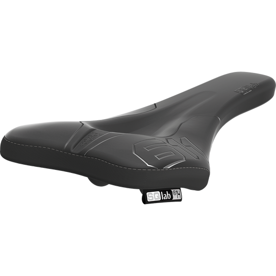SQlab 611 ERGOWAVE® Carbon MTB saddle 14cm in black with carbon rails and Kevlar reinforcement